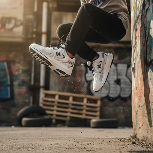 Image of Stylish Kids Lightweight Mesh Sports Running Shoes for Boys | Comfortable Lace-Up Casual Sneakers with Cushioned Sole for School, Outdoor Play