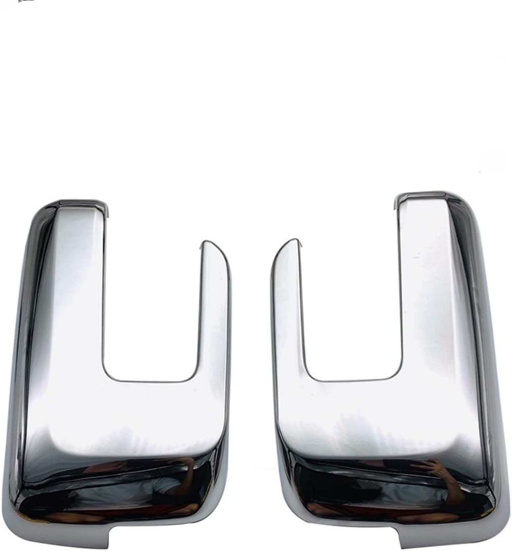 Rear Car Review Side Mirror Cap Cover for Ford F150 F-150 2021 2022 2023 Exterior Accessories Decoration Bezel Cap 2PCS/Set ABS Chrome