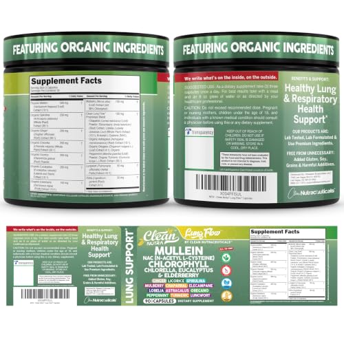 Clean Nutraceuticals Lung Detox Supplement