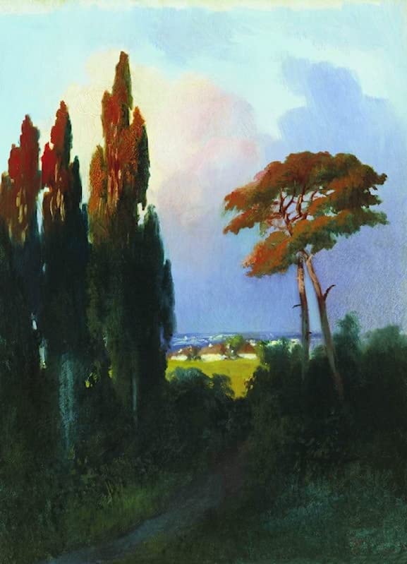 Cuadro sobre lienzo Ucrania elimina paredes vacías con arte de Arkhip Kuindzhi 60x90cm