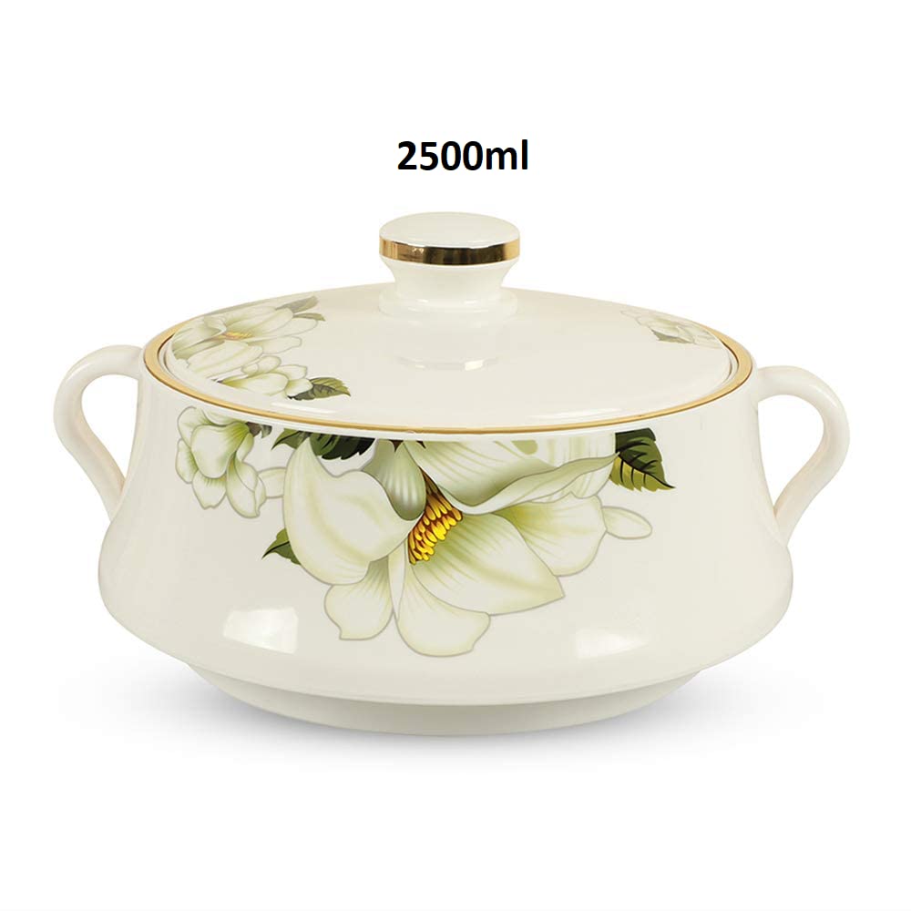 Nayasa Plastic & Stainless Steel Lorenzo Casserole(2500ml,Pink) 3