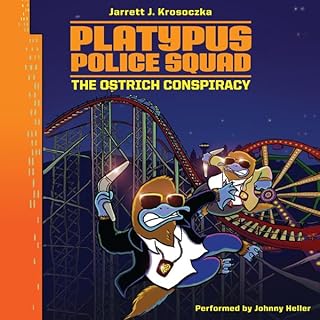 Platypus Police Squad: The Ostrich Conspiracy Audiolibro Por Jarrett J. Krosoczka arte de portada