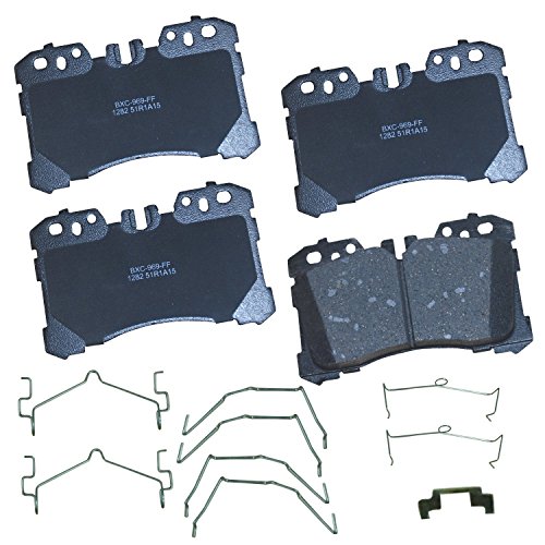 Image of Bendix Premium SBC1282 Ceramic Front Brake Pads for Lexus LC500 2020, LC500h 2020, LS460 2017-2007, LS500 2023-2018, LS500h 2023-2018, LS600h 2010-2008, LS600h 2016-2012, Toyota Mirai 2023-2021