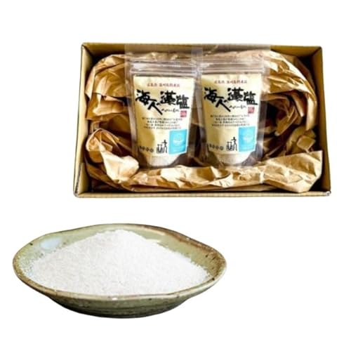 海人の藻塩 スタンドパック(100g)×2パック 5000円 塩 しお 藻塩 も塩 旨味 まろやか 海藻 ホンダワラ チャック付き パック ミネラル 天ぷら 野菜 肉 焼肉 焼き肉 魚 焼魚 豆腐 家庭用 贈答用 贈答 下味 愛南町 愛媛県 朋和商事株式会社 蒲刈物産株式会社