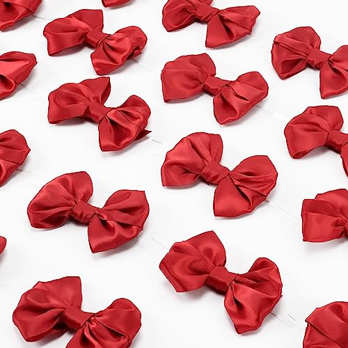 Lazos pequeños para envolver regalos con acabado satinado AIMUDI de alta densidad 7