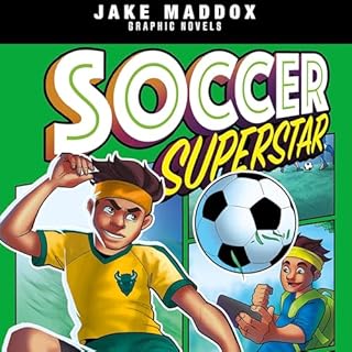 Soccer Superstar Audiolibro Por Jake Maddox arte de portada
