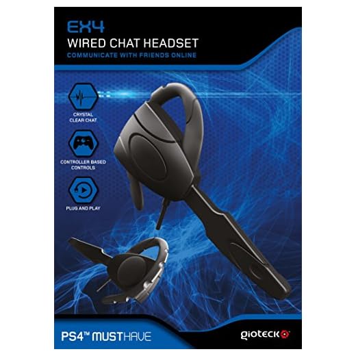 Gioteck EX4 Wired Chat Headset (PS4)