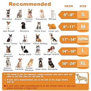 Dog Cone,Dog Surgery Collar,Dog Cones for Small Medium Large Dogs,Inflatable Cone for Dogs,Watermelon Dog Cone Collar, Does not Impede Vision Dog Recovery Collar