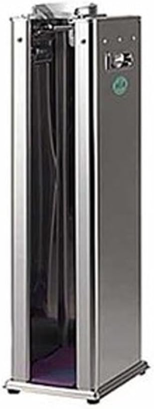 NOHA Auto Wet Umbrella Wrapper Wrapping Station with Single Frame Silver Color - Bonus Extra 1,000 bags included & English Guide on How to Mount Bag into Device.