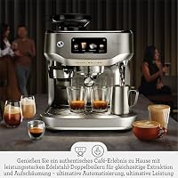 Sage - The Oracle Dual Boiler - Kaffeemaschine mit Manuellem & automatischem Milchaufschäumer - 45 Mahlgradeinstellungen - 16 Programme inkl. Espresso, Cappuccino & Flat White - Edelstahl – Ansicht 2