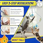 Interactive Cat Toys for Indoor Cats - Automatic Flying Bird Feather & Mouse Wand Enrichment Toy, Hands-Free or Handheld USB-Rechargeable Safe Play Chase Exercise for Bored Kittens and Adult Cats - Image 6