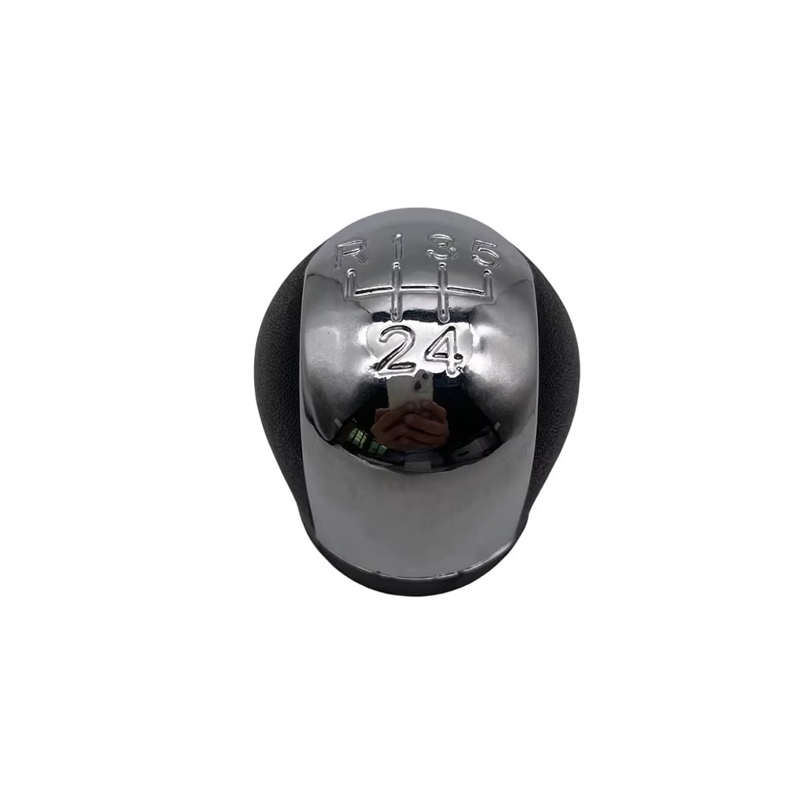 YLMKMVLCZC 5/6 Speed Gear Shift Knob for Signum Vectra Corsa B C Astra F G Zafira Lever Pen Shifter Handball Chrome Gear Shift Knob Lever