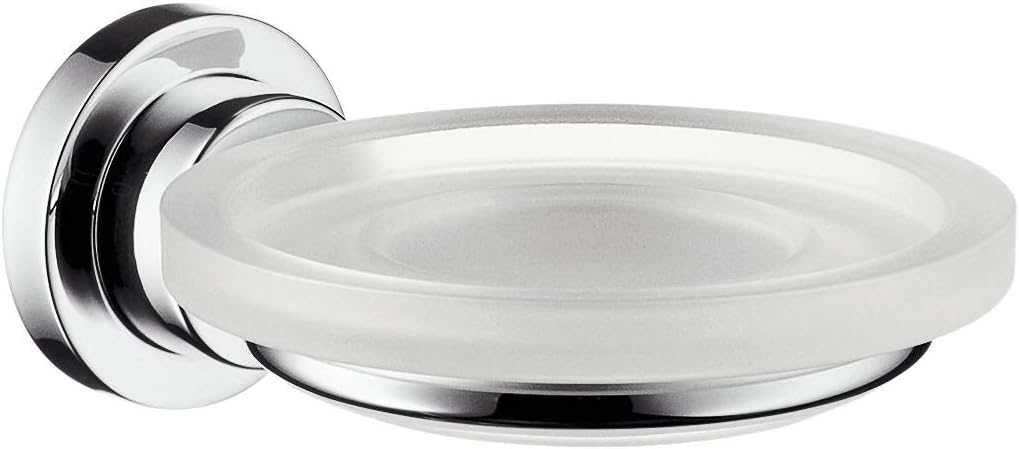 AXOR Soap Dish Easy Install 2-inch Modern Accessories in Chrome, 41733000