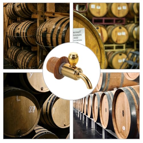 Grifo de madera vintage para barril de vino con diseño elegante de alta durabilidad 4
