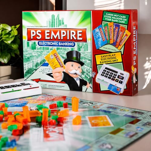 Image of Ultimate Banking Board Game - Electronic Banking Edition with Card Swiping Machine - Family Strategy Trading Game - Cashless Property Game for Kids & Adults - 2-4 Players
