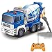 GDFDC Autobetoniera Senza Fili 2.4G RC, Veicolo di Ingegneria Telecomandato di Grandi Dimensioni, Camion Giocattolo Elettrico, Miscelazione E Rotazione, Regalo di Compleanno per Bambini