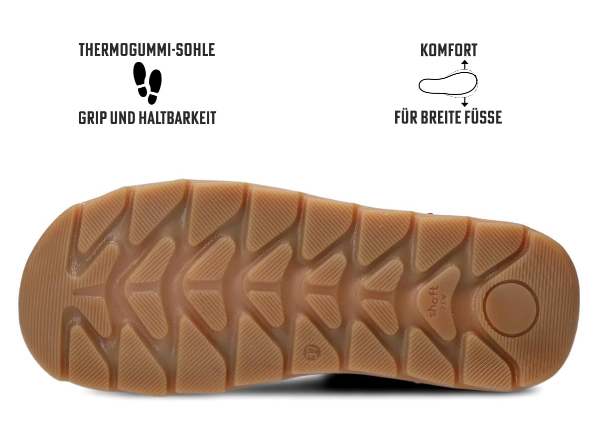 nagaba 632 – Orthopädische Weite Damen-Ballerinas - Barefoot Inspiriert für Frauen - Extrabreiter Zehenraum – Lederschuhe mit Leder-Einlegesohle, Breite Füße, Flache Schuhe, Klettverschluss