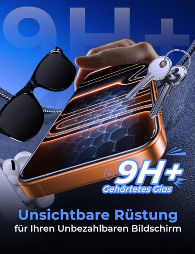 MAGIC JOHN 9H+ HD Schutzfolie für iPhone 17 Pro Max, 2er Set – Ansicht 4