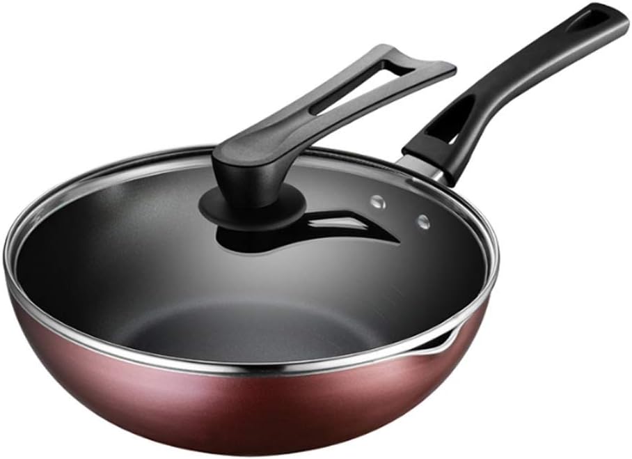 CSCDD 炒めパン コーティングされていない中華鍋 丸底中華鍋 調理器具