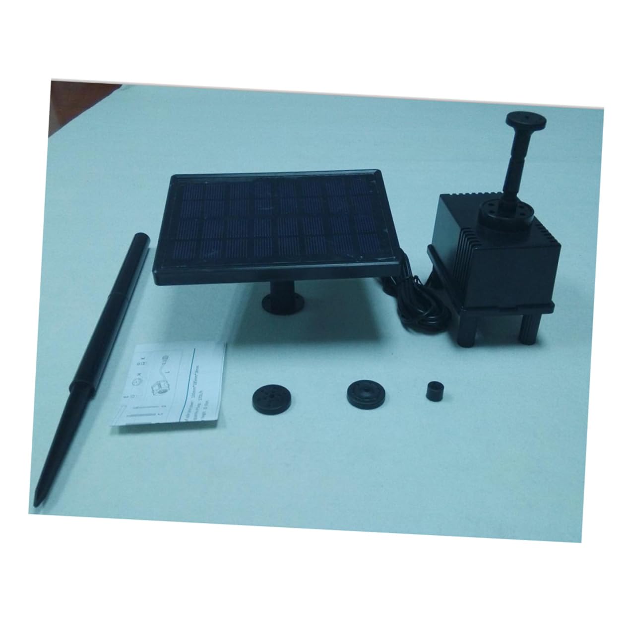 CIMAXIC H Solar Powered Water Pump for Aquarium Fishpond and Fountain Use Submersible Water Pump and Decoration