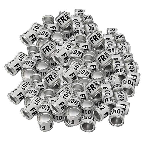 H HILABEE Set van 400 herbruikbare picknickringen van aluminium, 8 mm, 2021 - Afbeelding 5