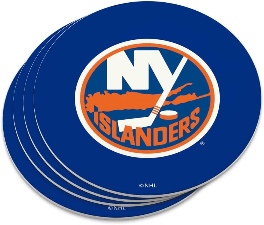 New York Islanders Logo Novelty Coaster Set