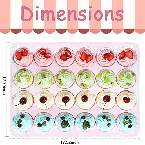 Farielyn-X KDMS3 24 Pack X 7 Sets) Stackable Cupcake Carrier Holders thumb #5