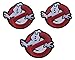 Ghostbusters NO GHOSTS Logo SET OF 3 Embroidered 2 3/4" Wide PATCHES