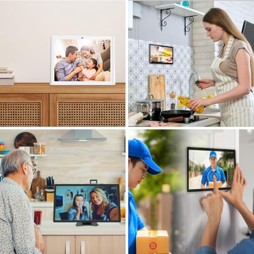 Image of Large Touchscreen Monitor Digital Electronic Calendar, Downloadable APP,10-Point Touch,16:9 Display, Android 13 with 8GB RAM & 128GB ROM,Perfect for Office, Business, and Home (21.5 inch)