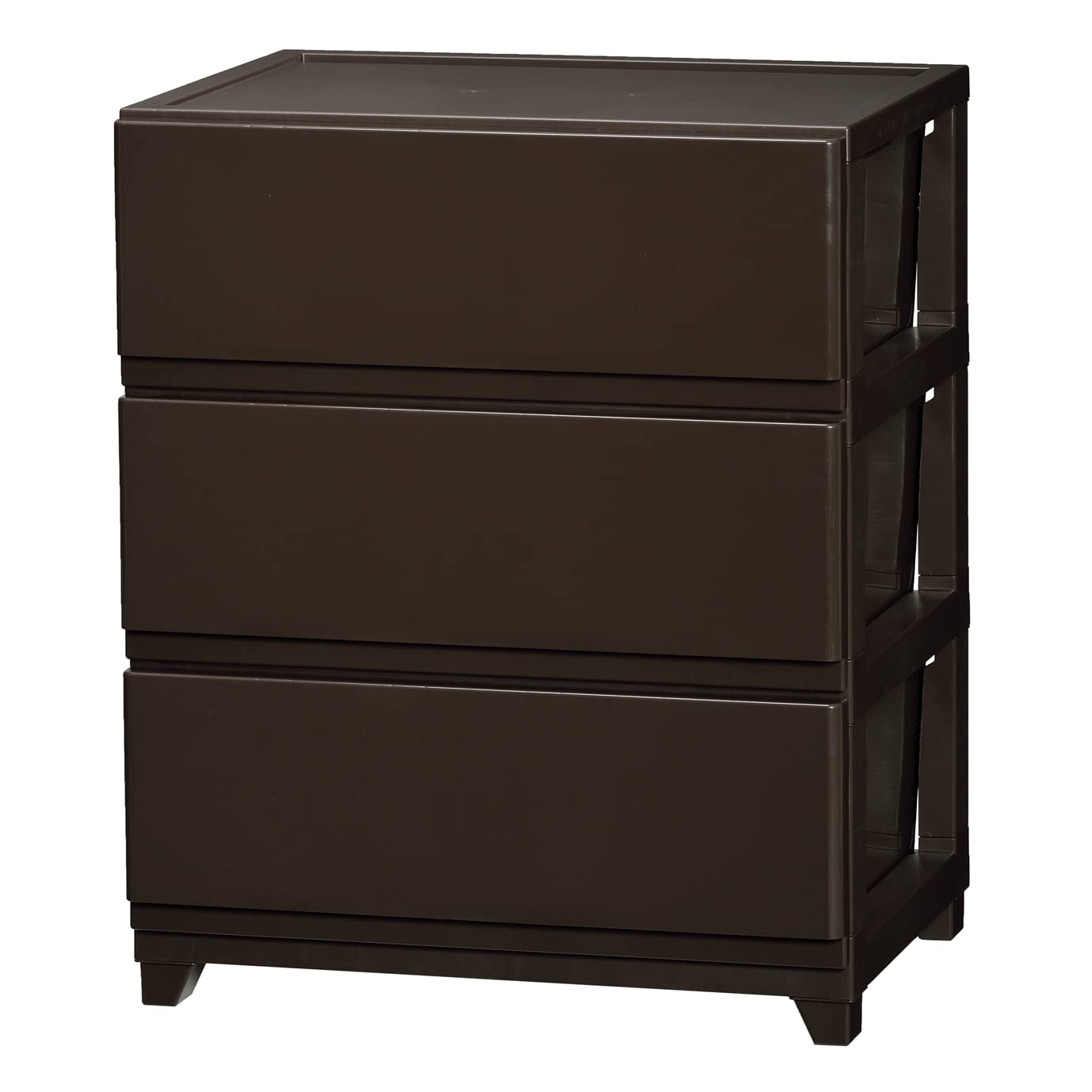 木製チェスト 3段 ダークブラウン Amazon.co.jp: JEJ デコニー チェスト 3段 幅54 ワイド ダーク