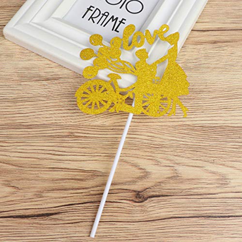 40 Pe?as Toppers de Cupcake de Dia Dos Namorados Dia Dos Namorados Picaretas de Cupcake de de Ciclis