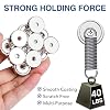 MIKEDE 12Pack Rare Earth Magnets with Hole, 40lbs Force Neodymium Cup Magnets with Countersunk Hole and Steel Capsule, Powerful Industrial Strength Strong Magnet with Screws for Mounting,0.79x0.2inch
