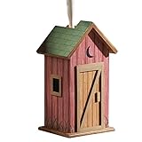 Mallory Lane Collections Etc Country Wooden Outhouse Toilet Brush Holder