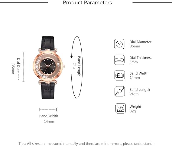 Luxury Temperament Lady Leather Belt Diamond Watch Waterproof Analog Geneva Quartz Watch,Homstar High-End Business Simple Sports Watch Round Dial Case Shiny Ladies Watches Sale Clearance