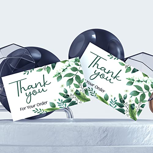 Image of Clickedin - 50 Pieces Thank You Greeting Cards and Tags for for Your Order Theme