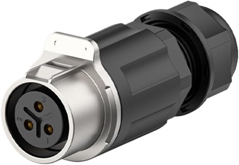 LP20 female power supply aviation welding 2-12 core industrial automation equipment waterproof connector(EW-LP20L-7P 10A)