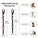 Kytely Dog Bells to Go Outside, Premium Quality Dog Door Bell for Door Knob/Potty Training, Adjustable Dog Bell for Puppies Dogs Include 1 Dog Poop Bag Dispenser and 2 Rolls Waste Bag