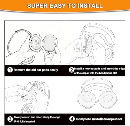 Defean Earpads for SteelSeries Arctis 7/9 (Not Fit Nova)-Black - 5