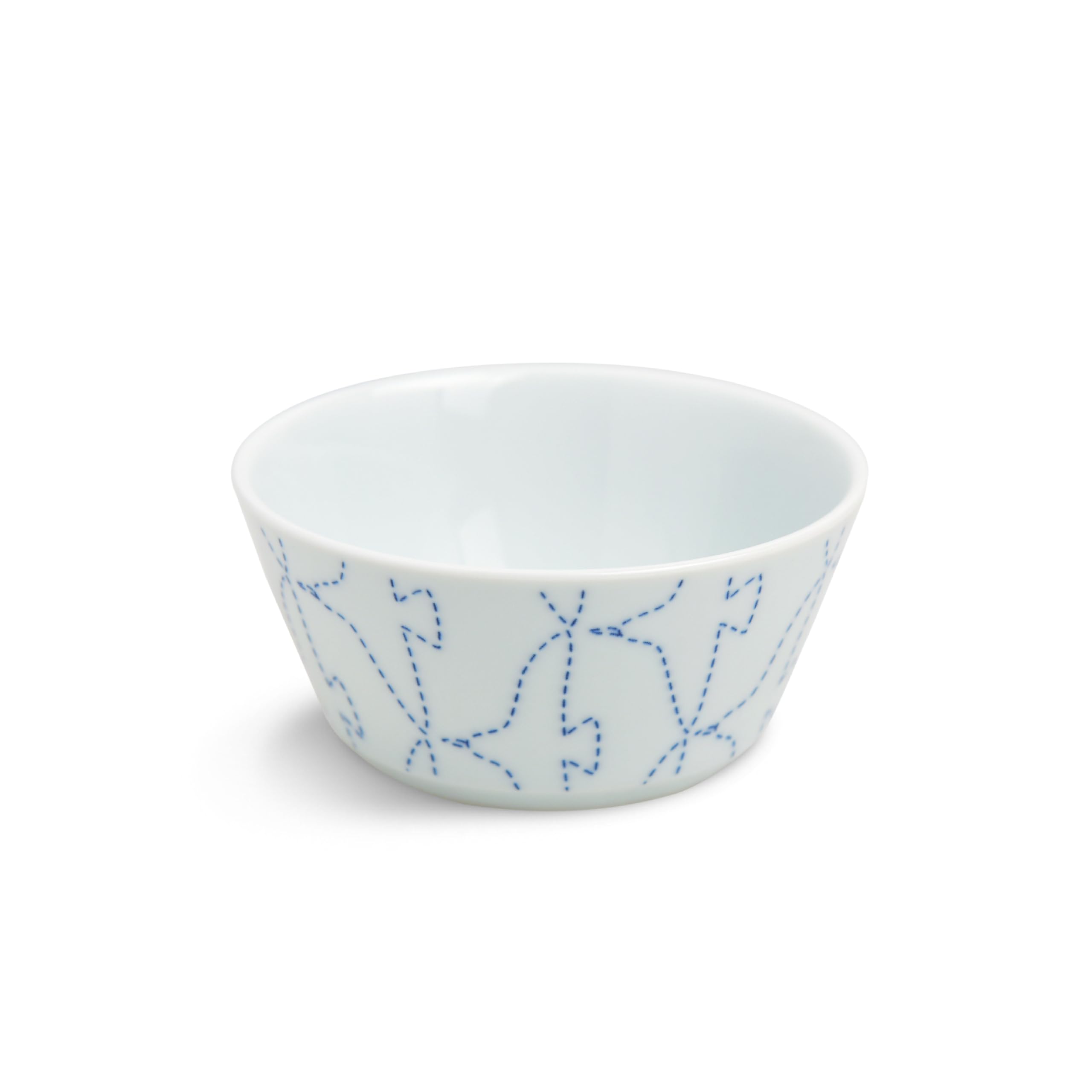 natural69 Hasami Ware Bowl M Stitching/Natural 69 Scissors, Tableware, Swatch Pot, Small Pot, Microwave, Dishwasher Safe, Made in Japan, Stylish, Cute, Nordic Japanese Tableware, Ceramic, Gift : Home 