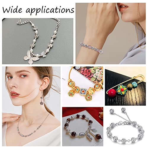 Image of PandaHall Elite - 60 x 8 mm Tibetan Antique Spacer Beads Round Spacer Beads Alloy Beads for Jewellery Making Necklace Bracelet Silver