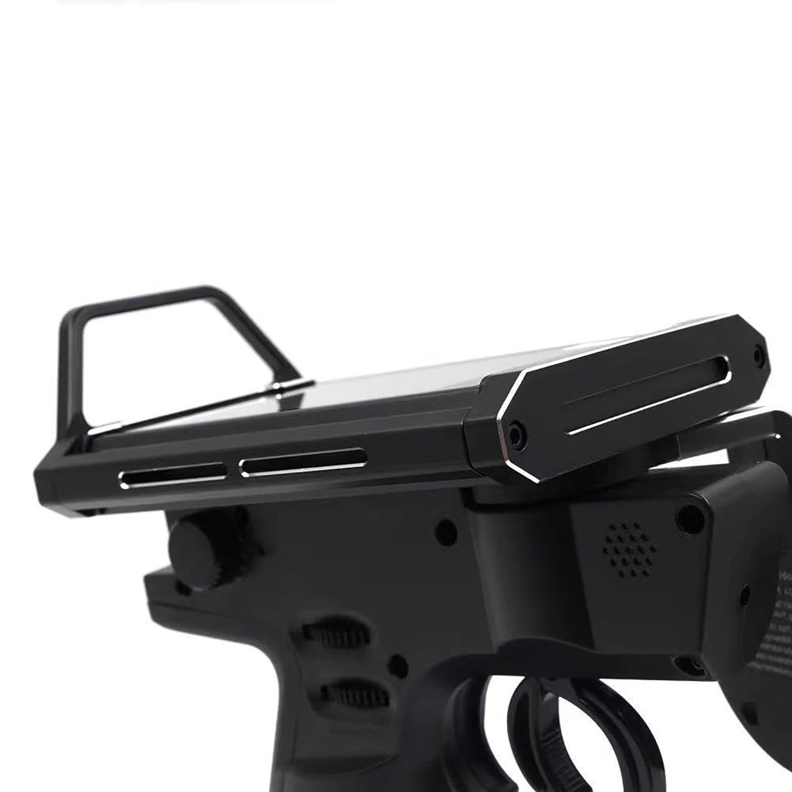 Marco protector compatible con Flysky Noble NB4 RC transmisor de coche, accesorios de receptor de radio remoto, soporte de metal, soporte de carcasa, piezas de actualización