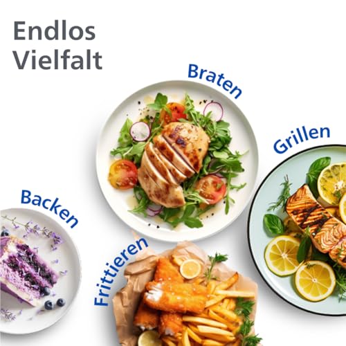 Philips Airfryer Dual Basket 3000 Serie Heißluftfritteuse, Schwarz, 9 L – Ansicht 6