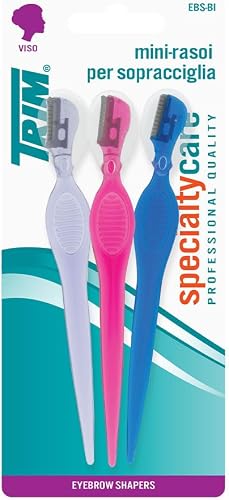 TRIM MINI RASOIO PER SOPRACCIGLIA 3 PIÈCES