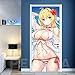 DNFurniture Pegatinas De Puerta En 3D Sexy Lindo Anime Dibujos Animados Chica Porno 80X200Cm Diy Papel Autoadhesivo Mural Etiqueta Papel Tapiz Para El Dormitorio Calcomanía De La Puerta De La Casa Ext