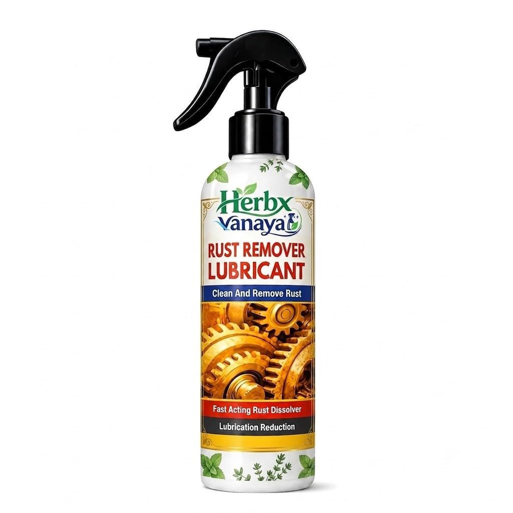 Herbx Vanaya Rust Remover Lubricant Spray, Fast Acting Rust