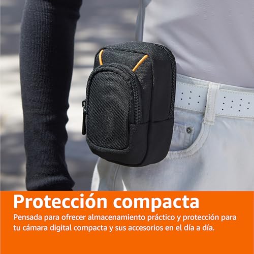 Estuche acolchado para cámara digital compacta grande negro - Fernando Cortés