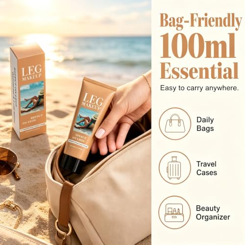 Image of 2026 Upgraded Body Coverage Perfector, No Transfer Body Foundation with Brush, Waterproof Leg and Body Makeup for All Skin Tones, Tattoo Cover Up Makeup & Concealer for Women (Bronze)