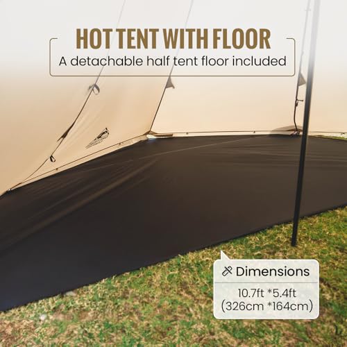 Carpa Tipi Unisex Ultraligera 4 Estaciones para 2 Personas miniatura 7