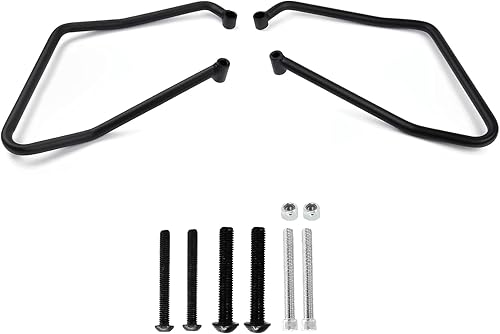 Miniatura 5 de VPZMT Alforjas antideslizantes para Harley Davidson Aftermarket estiradas extendidas bolsas duras (compatible con bolsas de sillín de plumón 2013)