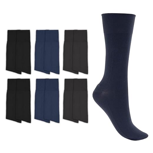 Kit 06 Pares Meia Social Trifil Lisa 100% Poliamida Masculino Adulto